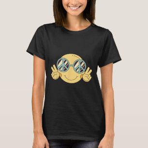 T-shirt Peace Sign Love 60s les années 70 Super Hippie Cos
