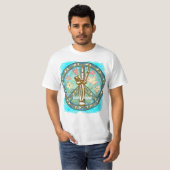 T-shirt Peace Skeleton (Devant entier)