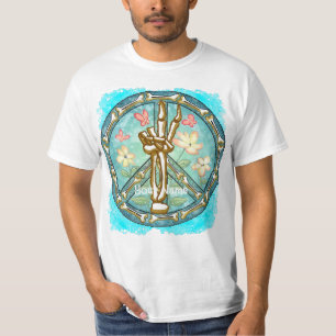 T-shirt Peace Skeleton