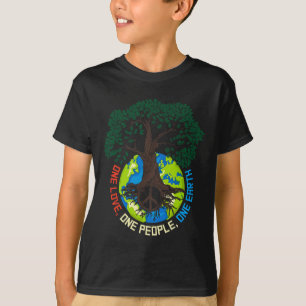 T-shirt Peace Tree Love - Protection De l'environnement Ea