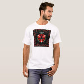 T-shirt "Peace : with Shield Emblem" (Devant entier)