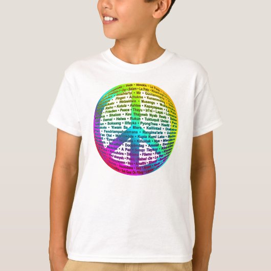 T-shirt Peace World (Devant)