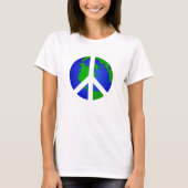 T-shirt Peace World Peace (Devant)