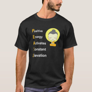 T-shirt Peace Yoga Namaste Calm Vibes positives
