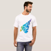 T-shirt peacecock (Devant entier)