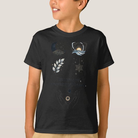 T-shirt Peaceful Night Moonlight Uplift_ Insred Gentle Art (Devant)