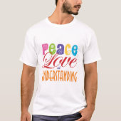 T-shirt PeaceLoveUnderstanding (Devant)