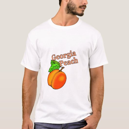 T-shirt Peach de Géorgie (Devant)