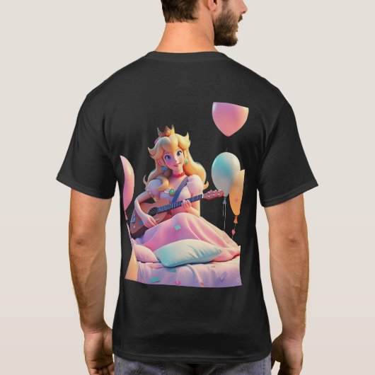 T-shirt Peach Dreams - Clairo Inspiré Lofi Album Tee (Dos)