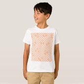 T-shirt Peach Fuzz Cherry En vichy Motif (Devant entier)