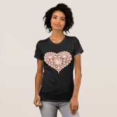 T-shirt Peach Heart Gems (Devant entier)