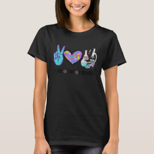 T-shirt Peach Love Lab Week Technologue de laboratoire