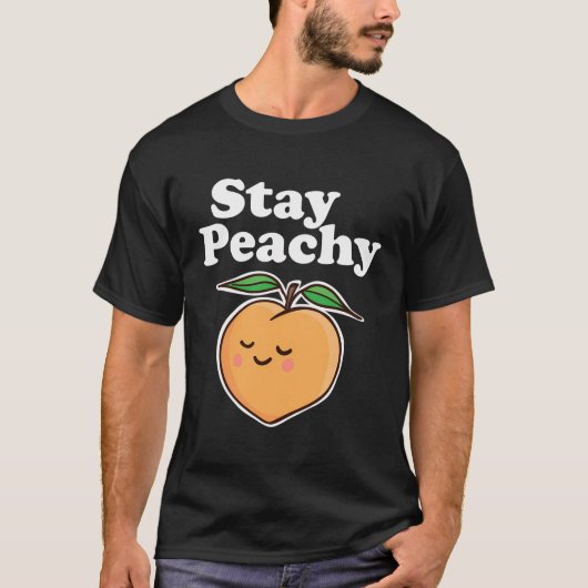 T-shirt Peach Restez Peachy (Devant)