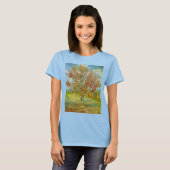 T-shirt Peach Tree rose en fleurs par Vincent van Gogh (Devant entier)