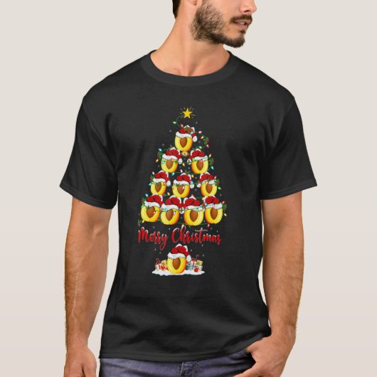 T-shirt Peaches Christmas Tree Lights Santa Peaches Xmas (Devant)