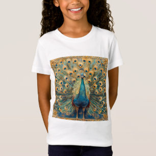 T-Shirt Peacock Art Nouveau