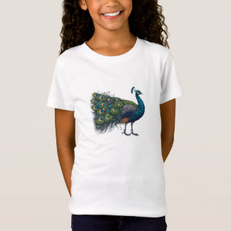 T-shirt Peacock bird Fine Jersey