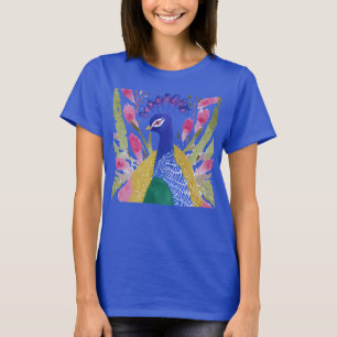 T-shirt Peacock coloré