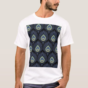 T-shirt Peacock Feather : Motif élégant.