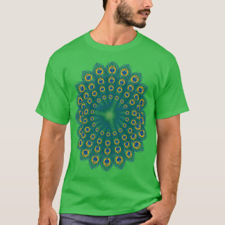 T-shirt Peacock Feathers Mandala Peacock
