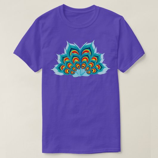T-shirt Peacock Feathers Zoo Keeper Cadeau Peacock (Design devant)