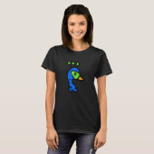 T-shirt Peacock Peafowl Peahen Print Feathers Bird   3 (Devant entier)