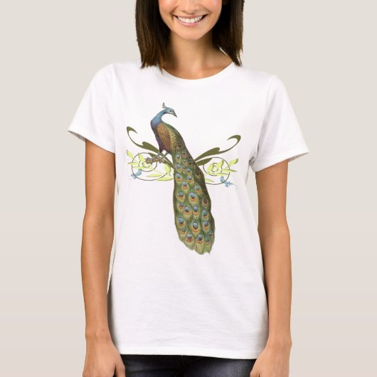 T-shirt Peacock vintage (Devant)
