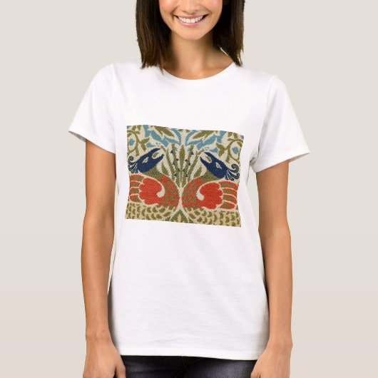 T-shirt Peacock, William Morris (Devant)