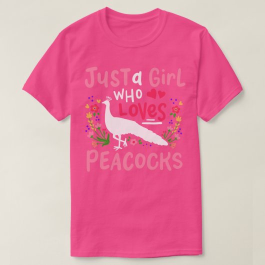 T-shirt Peacocks Peacock Lover 2 (Design devant)