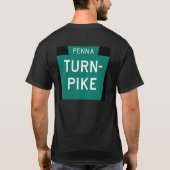 T-shirt Péage de la Pennsylvanie (Dos)