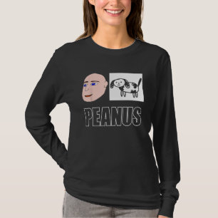 T-shirt Peanus Cringe maudit Humour de mème sans charnière