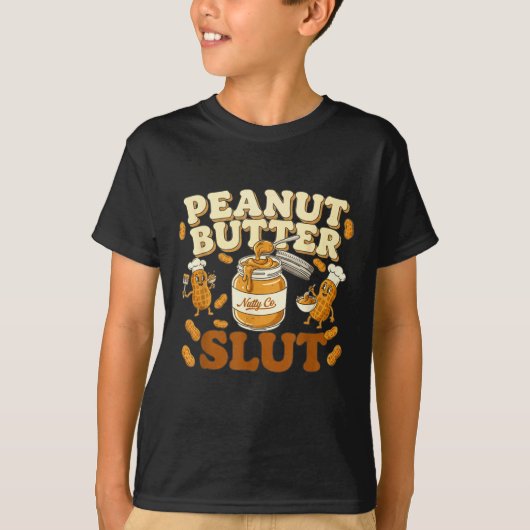 T-shirt Peanut Butter Funny Peanut Butter Lovers Apparel (Devant)