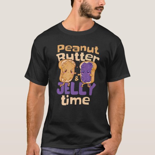 T-shirt Peanut Butter Jelly Time   (Devant)