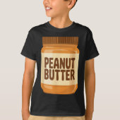 T-shirt Peanut Butter Shirt Adult Men Women Kids Jelly Cos (Devant)
