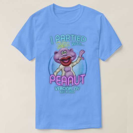 T-shirt Peanut Verona, NY (2022)  (Design devant)