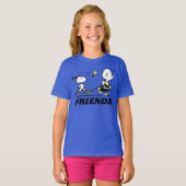 T-shirt PEANUTS | Amis Patinage (Devant entier)