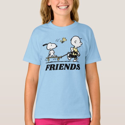 T-shirt PEANUTS | Amis Patinage (Devant)