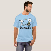 T-shirt PEANUTS | Amis Patinage (Devant entier)