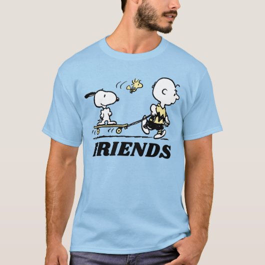 T-shirt PEANUTS | Amis Patinage (Devant)