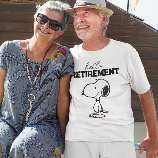 T-shirt Peanuts | Bonjour retraite
