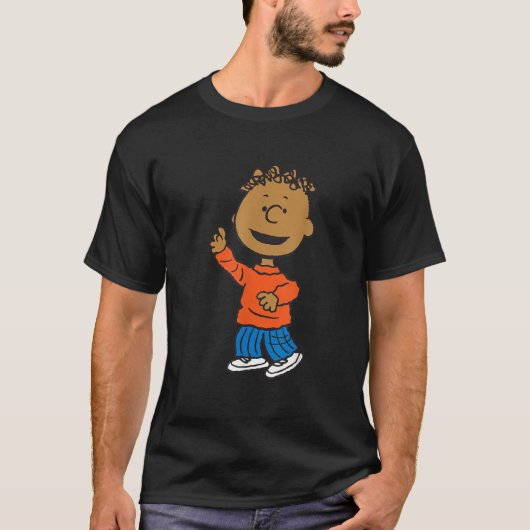 T-shirt Peanuts Franklin Armstrong (Devant)