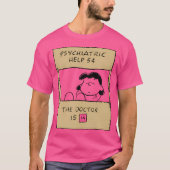 T-shirt Peanuts - Lucy Doctor Est Dans (Devant)