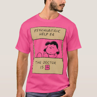 T-shirt Peanuts - Lucy Doctor Est Dans