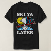 T-shirt Peanuts Ski Ya plus tard (Design devant)