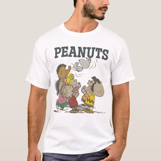 T-shirt Peanuts Snoopy & Amis - Ensemble Est Mieux Aiguill (Devant)