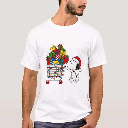 T-shirt Peanuts Snoopy Christmas (Devant)