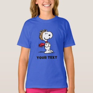 T-shirt Peanuts Snoopy l'as de l'aviation
