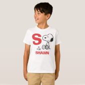 T-shirt PEANUTS | Snoopy personnalisé (Devant entier)