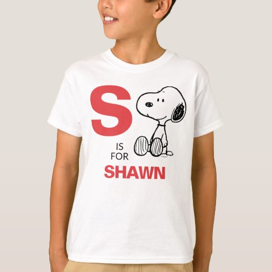 T-shirt PEANUTS | Snoopy personnalisé (Devant)