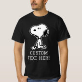 T-shirt Peanuts | Snoopy se transforme (Devant)
